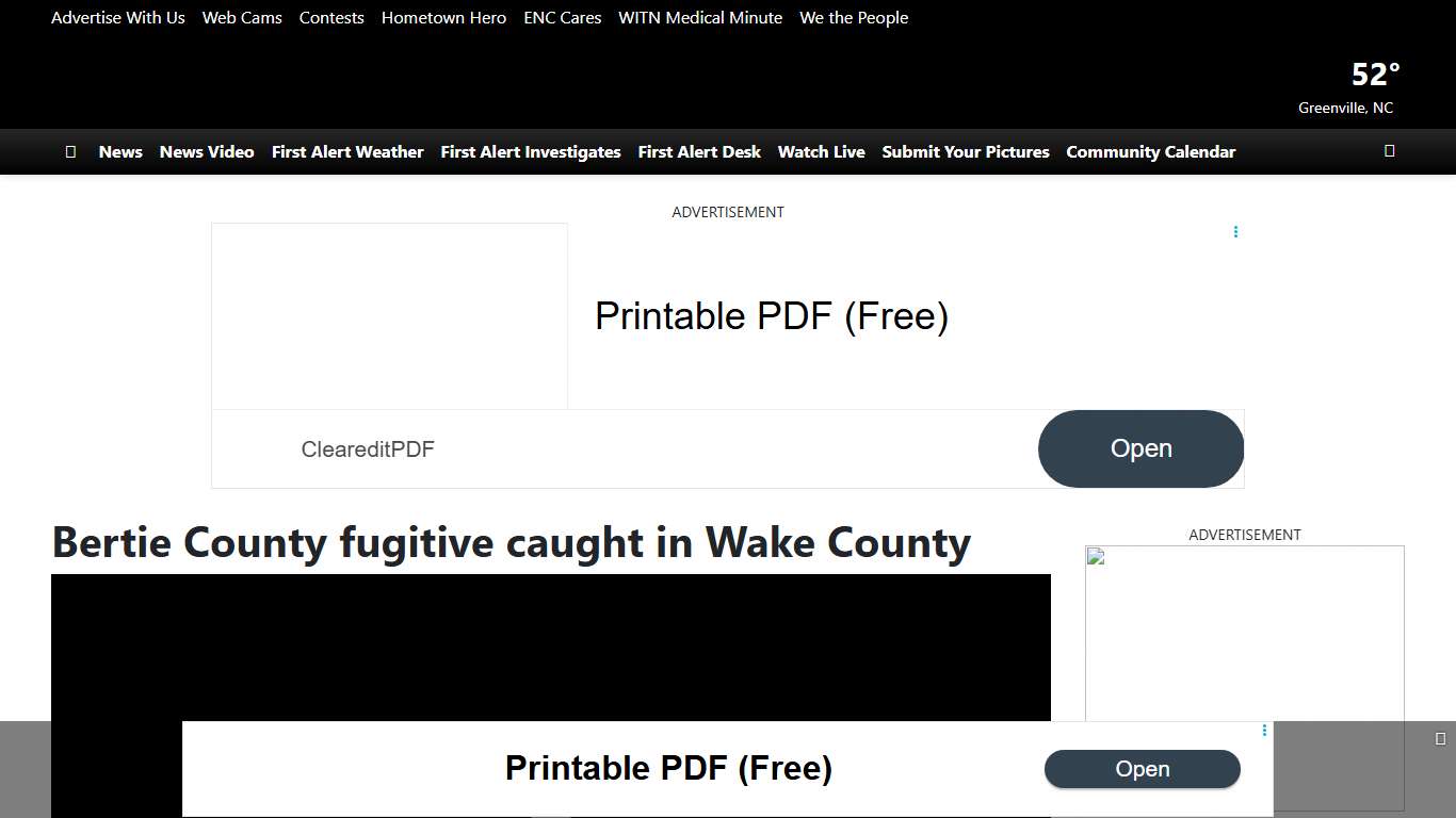 Bertie County fugitive caught in Wake County